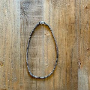 Bali Silver Woven Necklace